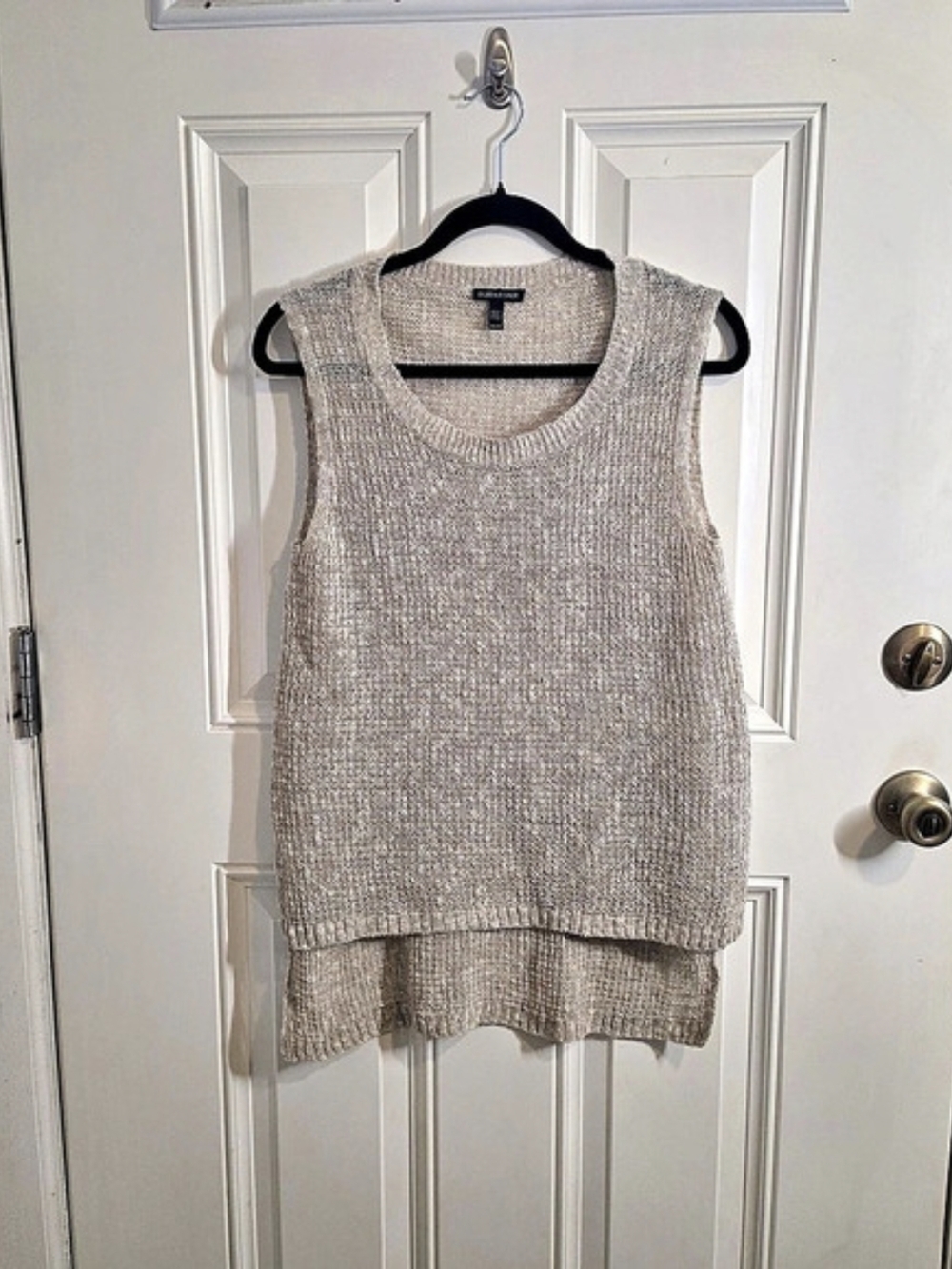 EILEEN FISHER Organic Cotton Linen Knit Tank Size XS